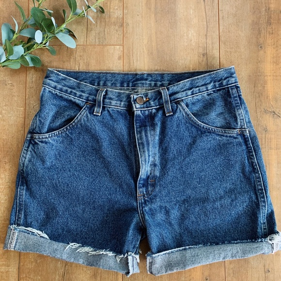 rustler denim shorts